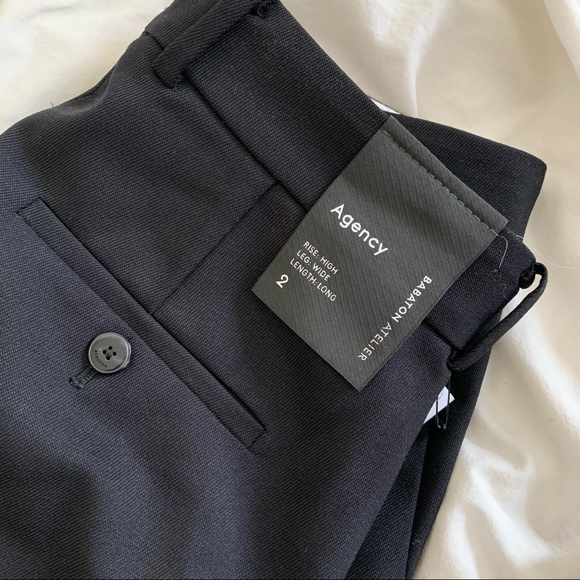 [SOLD ON DEPOP] Aritzia Babaton Agency Pant (US 2) old version in black - Picture 6 of 6